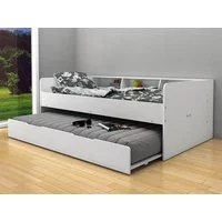 Kidsaw Kudl 3ft Single White Day Bed with Guest Bed