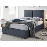 Time Living Oakland Dark Grey Fabric Bed Frame - 4ft6 Double