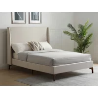 Kyoto Denver Natural Fabric Bed Frame - 6ft Super King Size