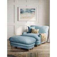 Lpd Home Plumpton Footstool - Duck Egg