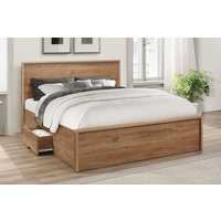 Stockwell Rustic Storage Bed, Double