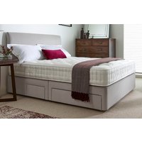 Harrison Spinks Ely Ortho 2750 Mattress + Premium Divan Bed, Cream, 2 Drawer, Double