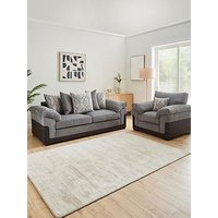Very Home Marissa Jumbo Cord 3 Seater Sofa + Armchair Set (Buy & Save!)