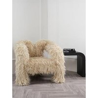 Lpd Home Freyja Faux Fur Chair - Ivory