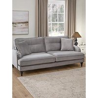 Very Home Victoria 4 Seater Fabric Sofa - Grey - Fsc&Reg; Certified