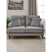 Very Home Victoria 2 Seater Fabric Sofa - Grey - Fsc&Reg; Certified