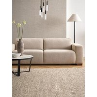 Michelle Keegan Home Cortes 3 Seater Fabric Sofa - Natural