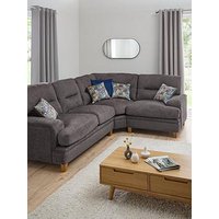 Very Home Trieste Fabric Left Hand Corner Group - Made To Order In The Uk