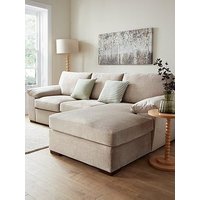 Very Home Eliza Right Hand 3 Seater Fabric Chaise Sofa - Fsc&Reg; Certified