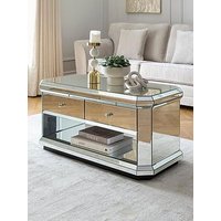 Very Home Plinth Mirrored Ready Assembled Storage Coffee Table - Fsc&Reg; Certified