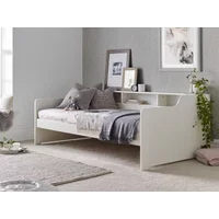 Bedmaster Tyler White Wooden Guest Bed Frame - 3ft Single