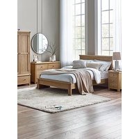 Julian Bowen Memphis Limed Oak 150Cm King Size Bed