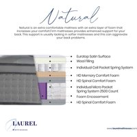 Laurel Natural PosturaFlex Mattress