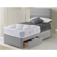 Deluxe Buckingham Pocket 1000 Extra Long Divan Bed - Extra Long Double 4ft6 x 6ft9