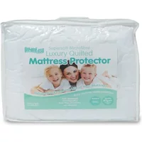 Harwood Textiles Supersoft Microfibre Luxury Quilted Mattress Protector - 3ft x 6ft3 Single