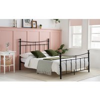 Birlea Emily Metal Bed Frame, Double, Cream