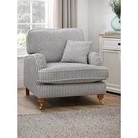 Very Home Bay Stripe Fabric Armchair - Made To Order In The Uk