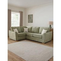 Very Home Trinity Fabric Right Hand Double Arm Corner Group Sofa With Footstool - Made To Order In The Uk