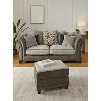 Very Home Regent Scatter 3 Seater Sofa + Footstool - Made To Order In The Uk