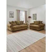Very Home Amersham 3 Seater Fabric Sofa + Love Chair - Made To Order In The Uk